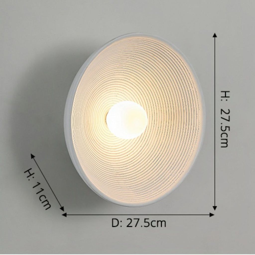 Scandi Retro Runde Wandlampe: Gemütliches Licht für Jeden Raum