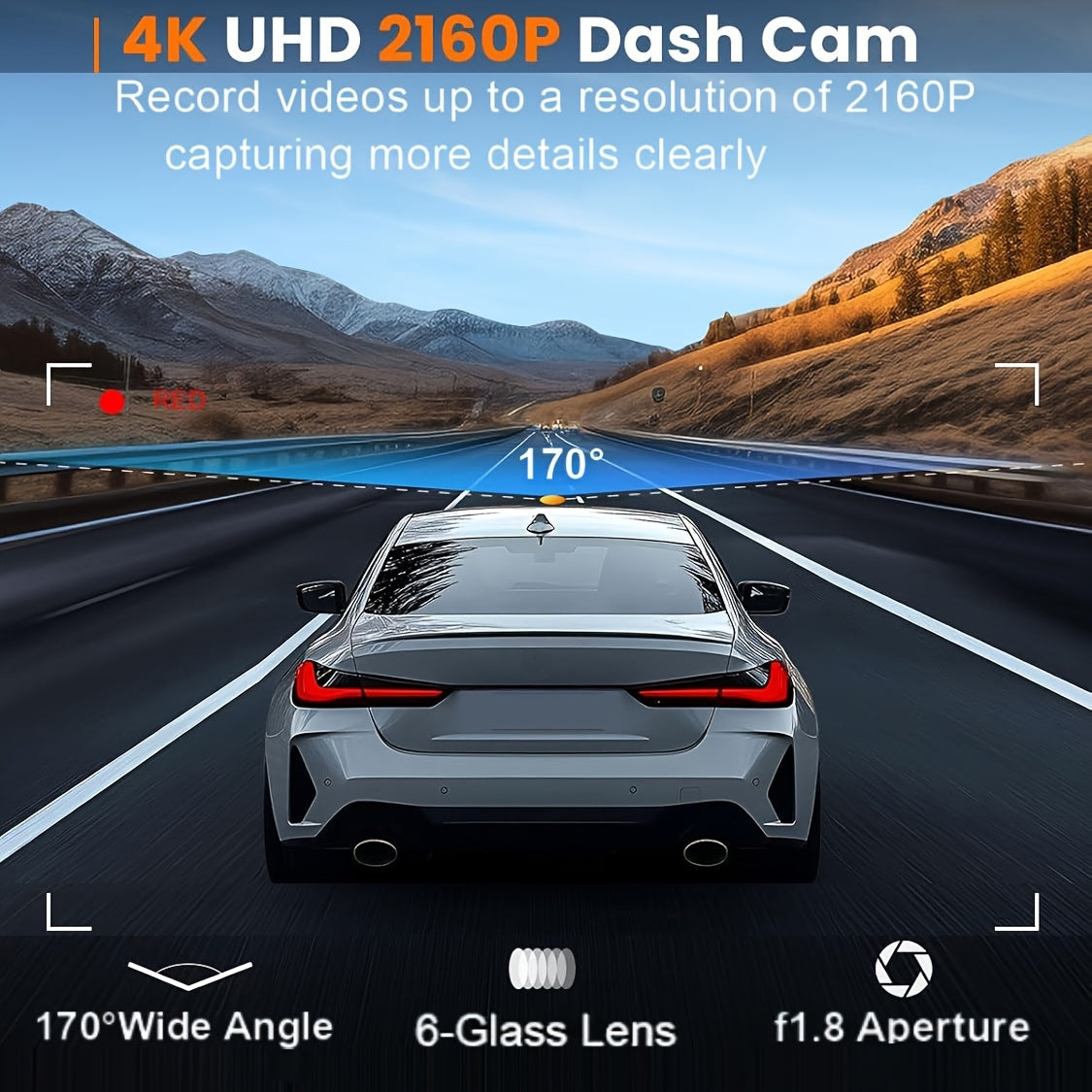 4K Ultra Dashcam – Schlanke Sicherheit sowie scharfe Bilder bei jeder Fahrt
