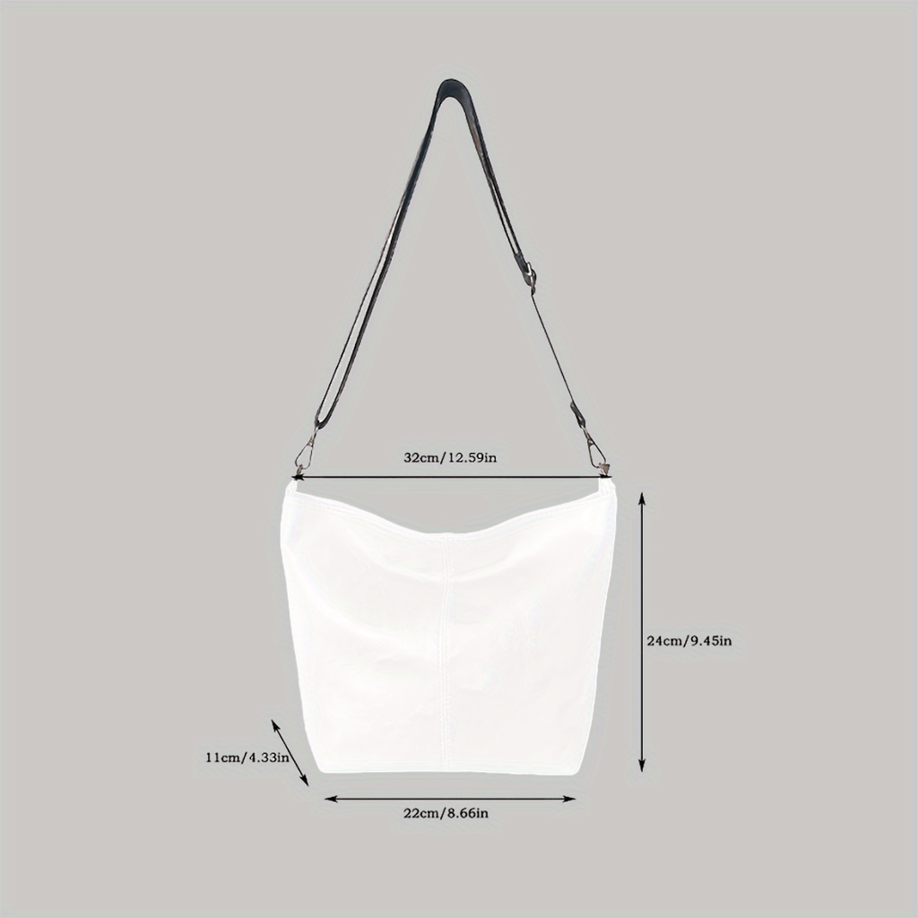 Breite Geometrische Tasche – Große Kapazität Crossbody inklusive Retro-Vibe