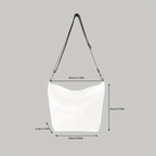 Breite Geometrische Tasche – Große Kapazität Crossbody inklusive Retro-Vibe