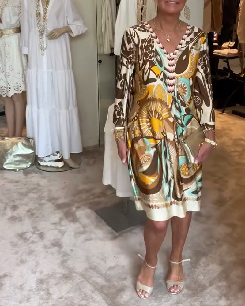 Vintage Vibe Kleid – Elegant sowie bequem für jede Gelegenheit