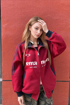 Hoodie mit Reißverschluss und Baumwolle
