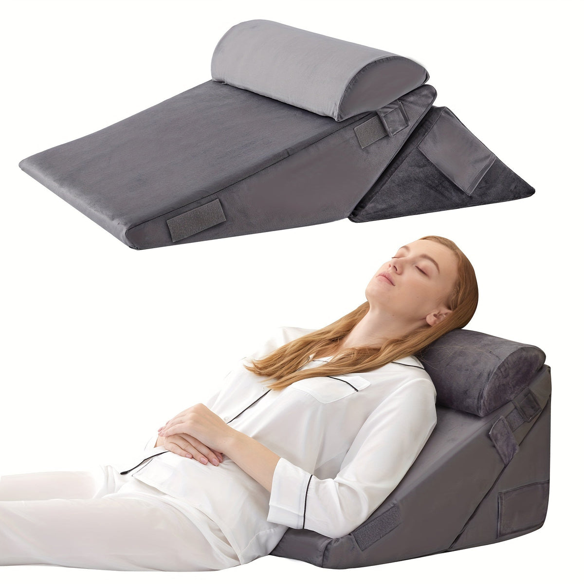 RelaxPlus Verstellbares Bett-Winkelkissen – Komfort sowie Unterstützung bei der Genesung