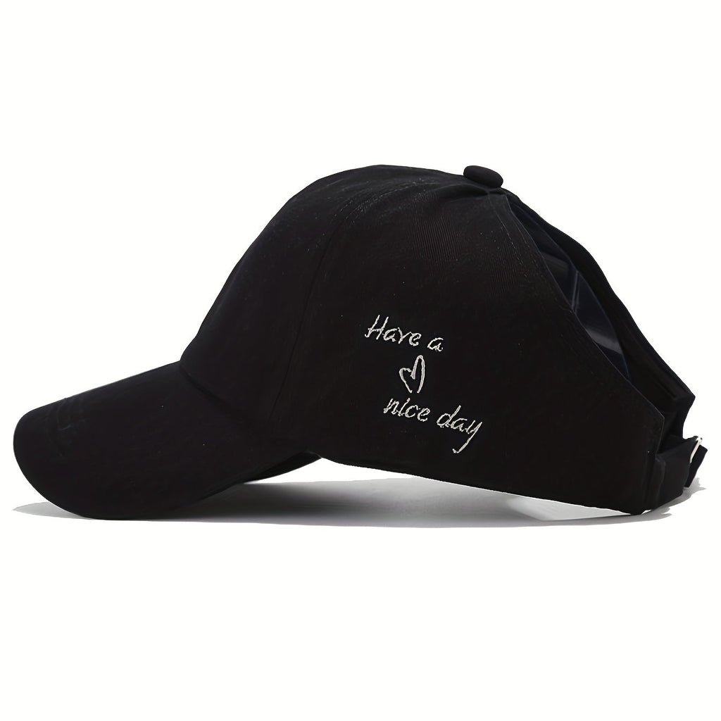 Damen Baseballcap mit Pferdeschwanzöffnung – Leicht sowie Belüftet