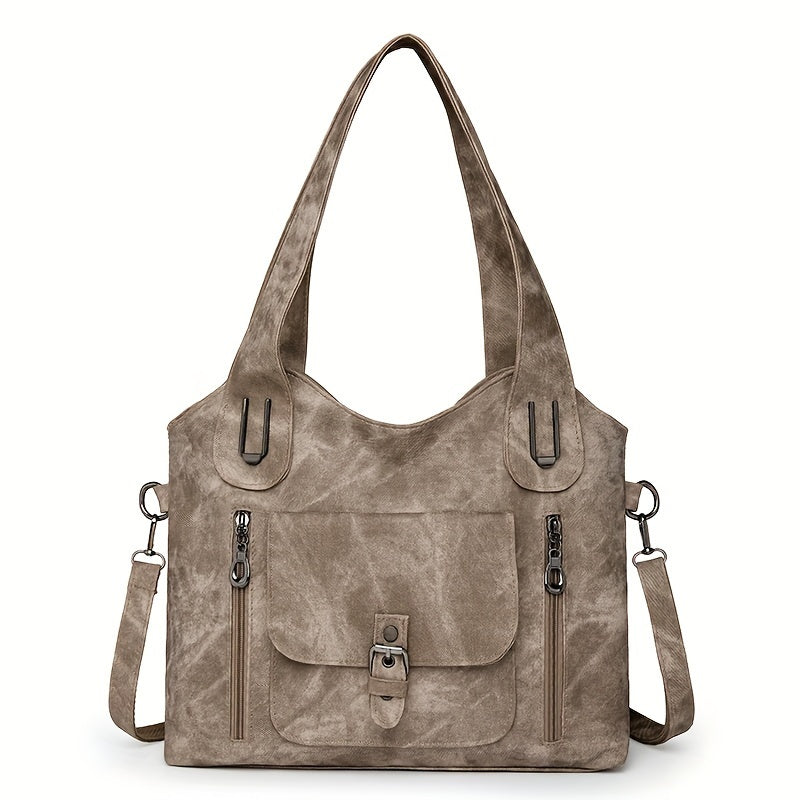 Vintage Chic Schultertasche – Funktional und Elegant