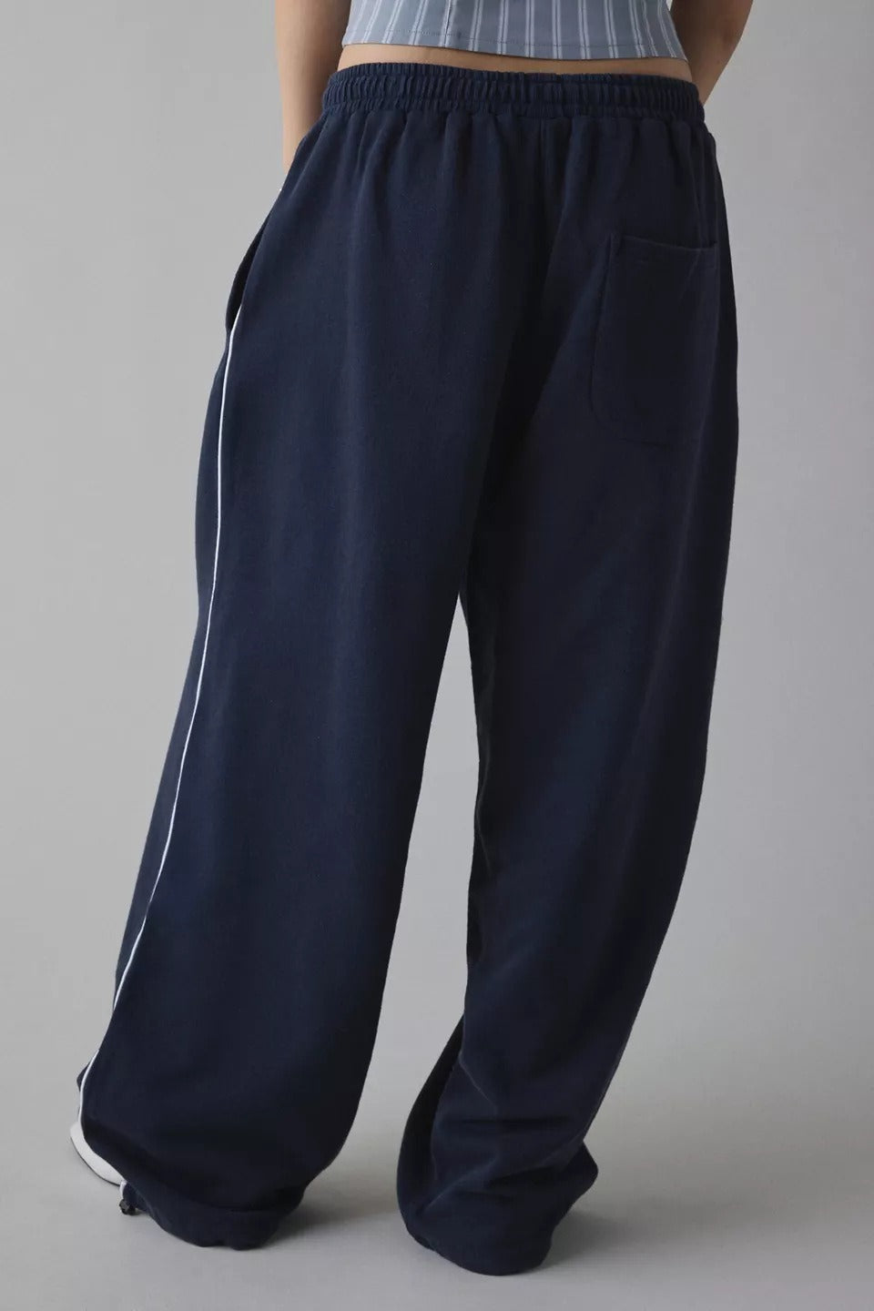 Locker geschnittene Hose in Rosa