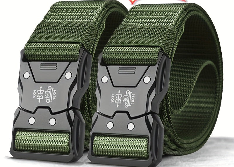 Unisex Taktischer Nylon Gürtel – Strapazierfähig, Atmungsaktiv und Vielseitig