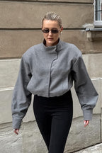 Jacke in Grau