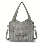 Vintage Chic Schultertasche – Funktional und Elegant