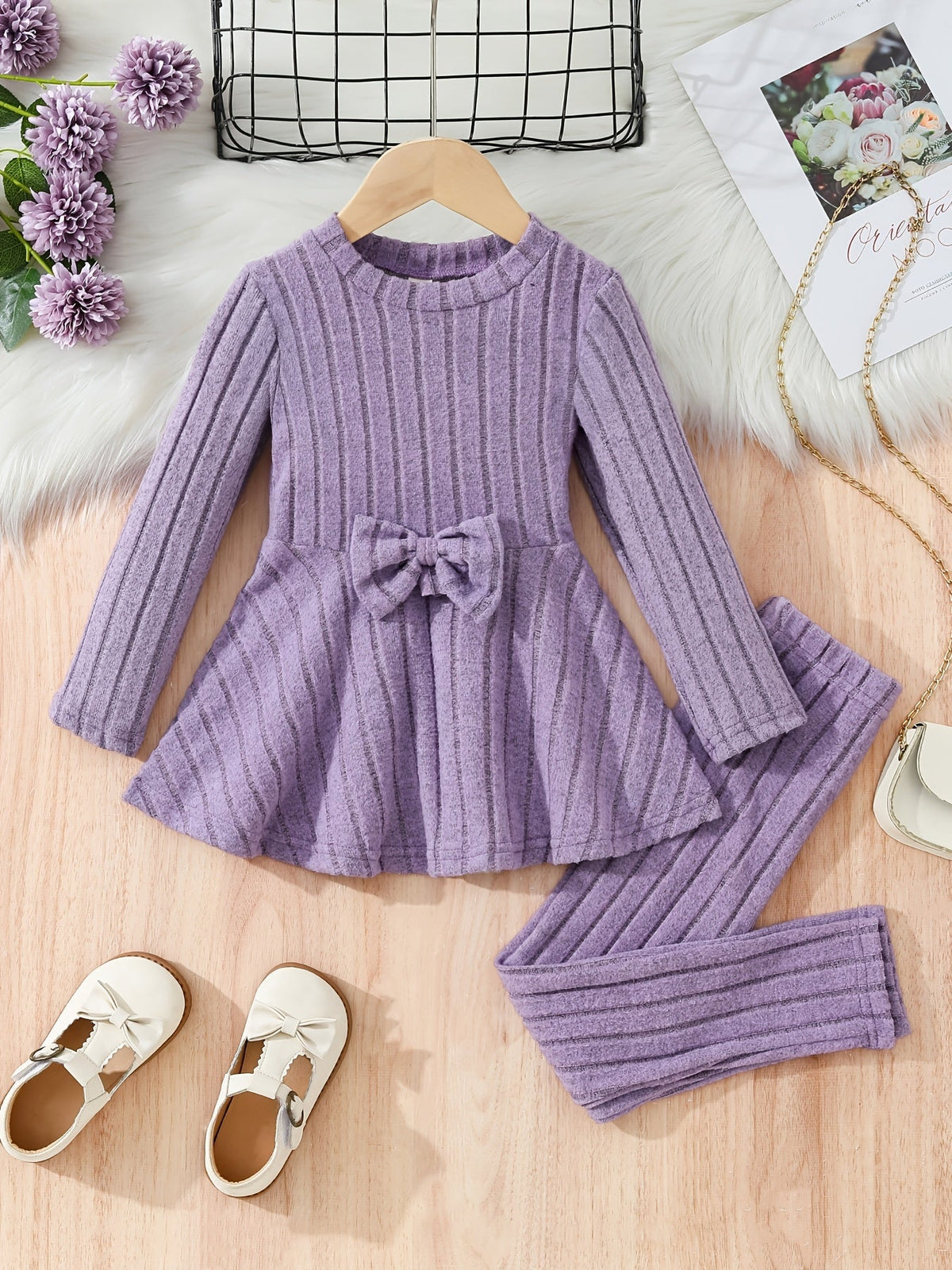 Sophie Mädchen Outfit Set – Bequem und Modisch für den Herbst und Winter
