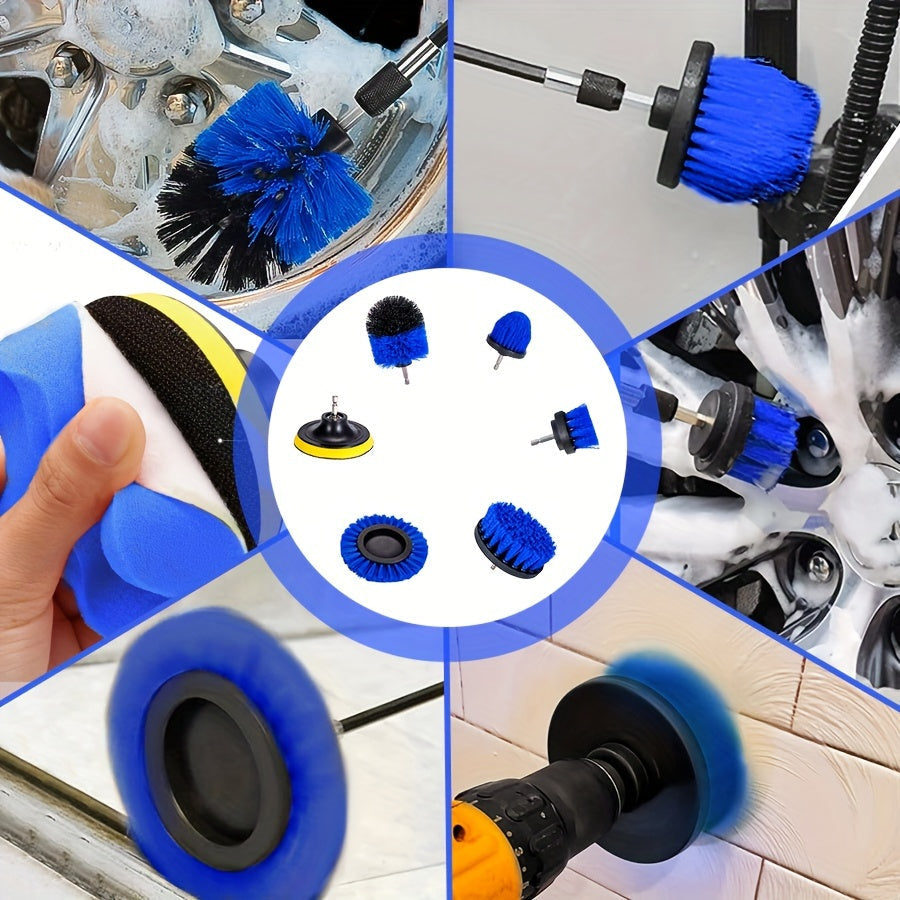 Multifunktionales Auto-Waschbürsten-Set – Komplett und Funktional