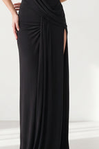 Maxikleid mit Neckholder und offenem Rücken