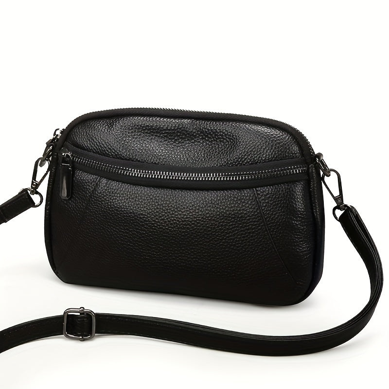 Klassisch Schicke Leder Crossbody – Klassisch und Funktional
