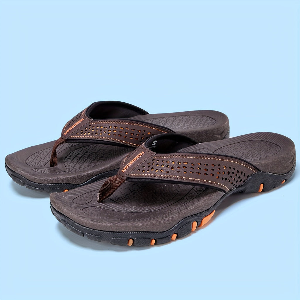 Bequeme sowie Nachhaltige Herren Slipper Sandalen – Mit EVA Polsterung und Rutschfester TPR Sohle