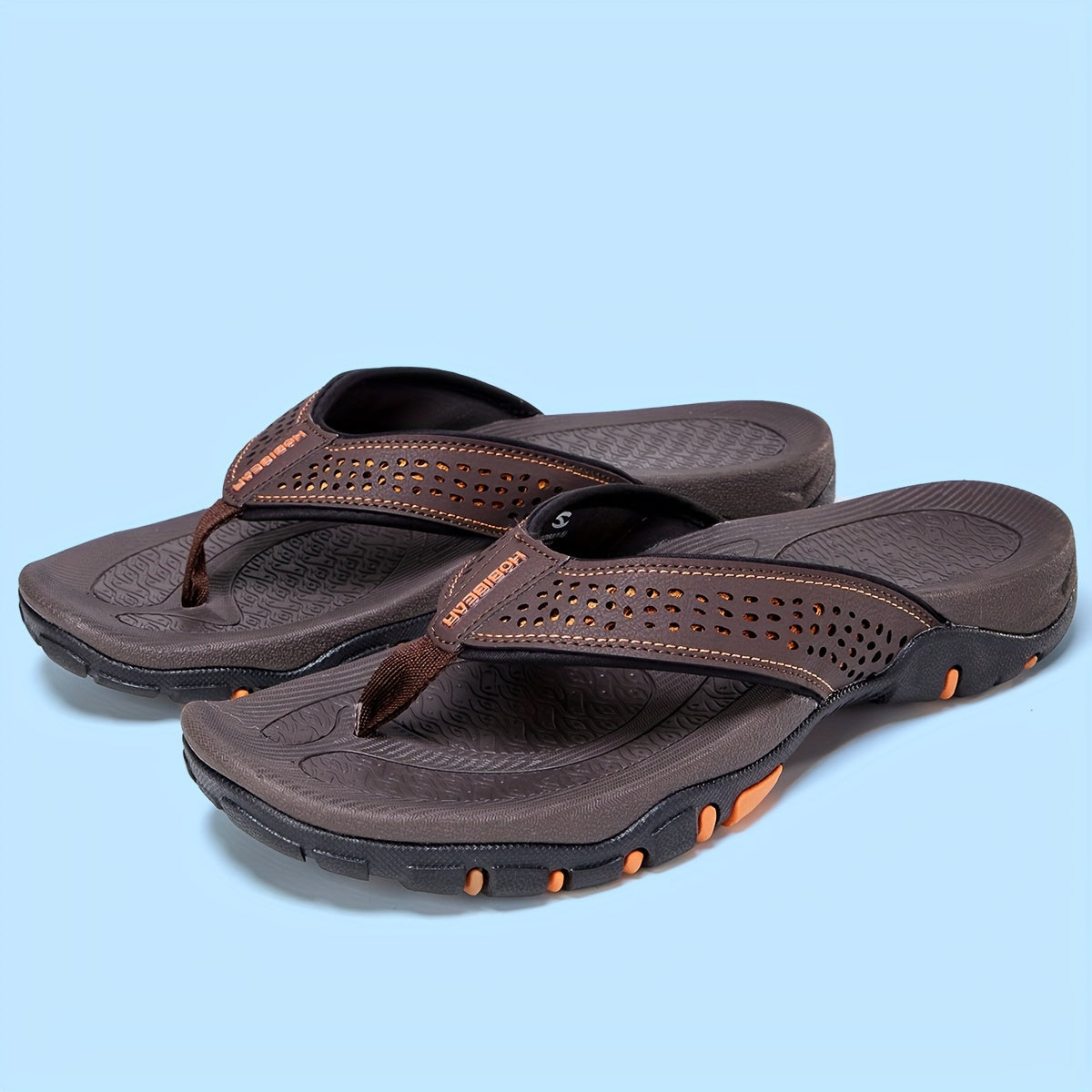 Bequeme sowie Nachhaltige Herren Slipper Sandalen – Mit EVA Polsterung und Rutschfester TPR Sohle