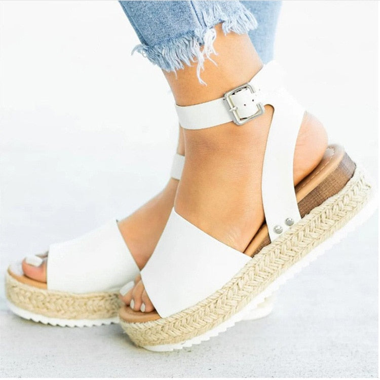 Damen Plattform Espadrille Sandalen – Stilvolles sowie bequemes Sommer-Schuhwerk