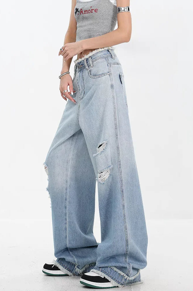 Jeans mit geradem Schnitt