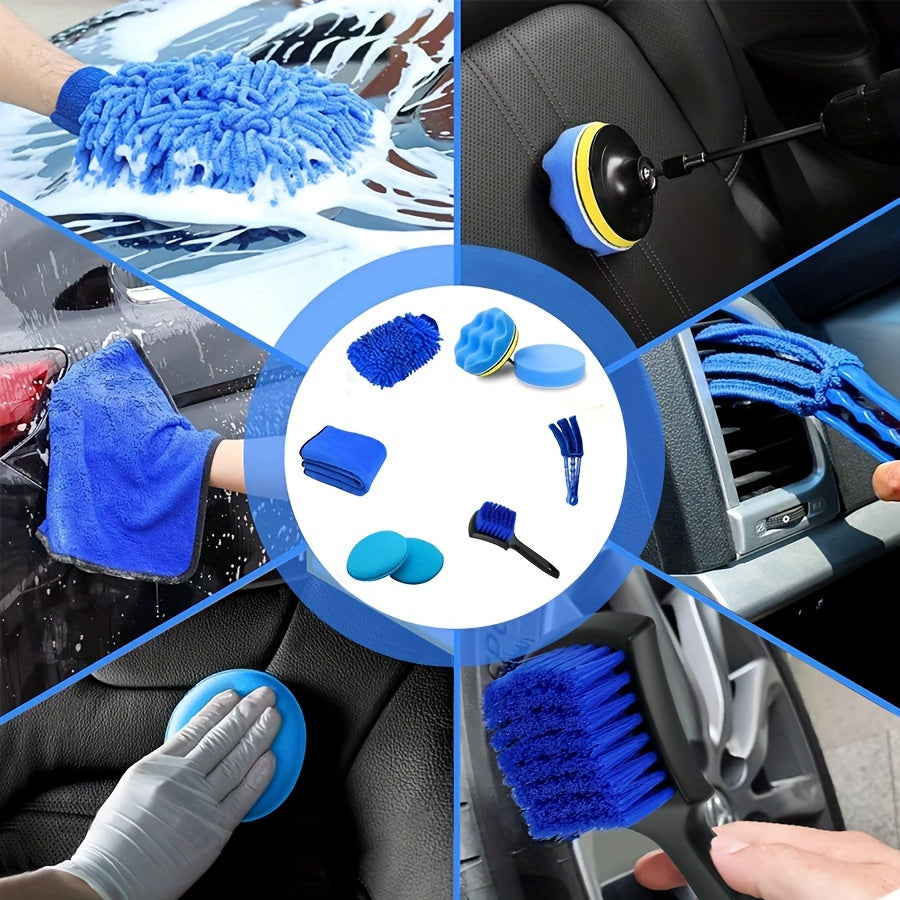 Multifunktionales Auto-Waschbürsten-Set – Komplett und Funktional