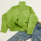 Schicker Pullover mit Stehkragen