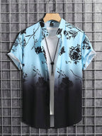 TropicWave Palmprint Hemd – Frisch und Elegant für Herren