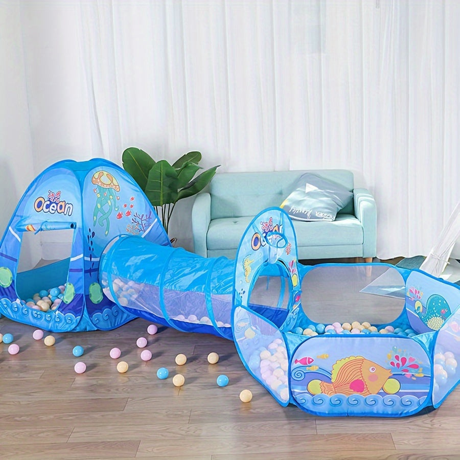 Verspieltes Kinderzelt mit Bällebad – Ideal für tolle Abenteuer