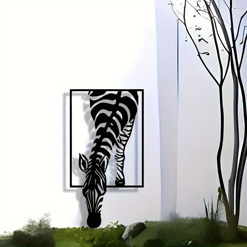 Zebra Silhouetten Wanddekoration: Stylische Eleganz für deinen Raum