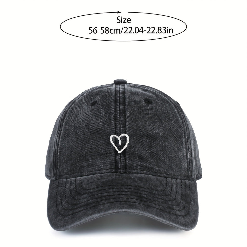 HeartBeat Vintage Kappe – Lässig und Verstellbar