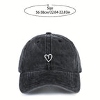 HeartBeat Vintage Kappe – Lässig und Verstellbar