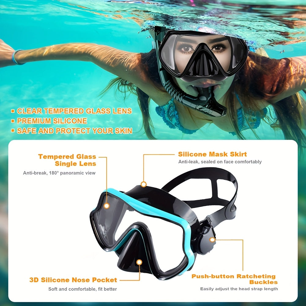 AquaClear Schnorchelset – Leckfrei, Bequem und Mit Großem Sichtfeld