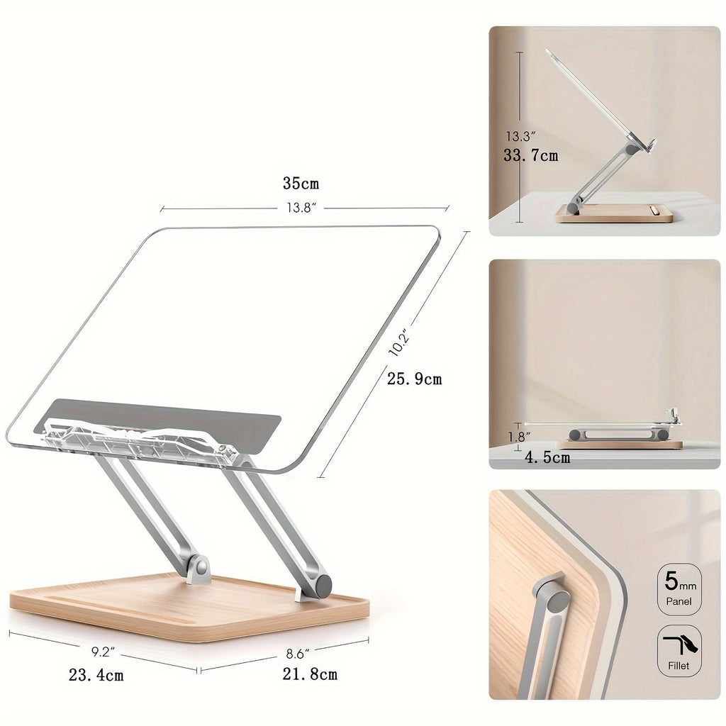 Ergonomischer Acryl-Leseständer – Verstellbar und Elegant