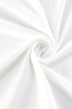 Maxikleid mit hoher Taille in Weiß