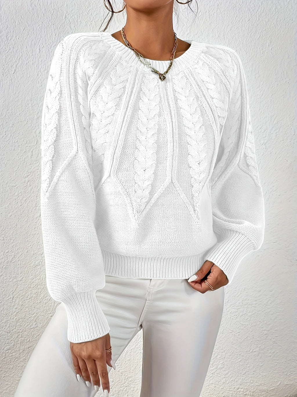 Eleganter Pullover mit langen Ärmeln