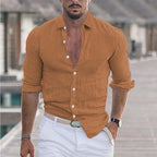 Breeze Luxe Leinen Hemd – Frisch und Bequem für Herren