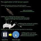 Universeller O2 Sensor Adapter – Haltbar und Zuverlässig für Autos