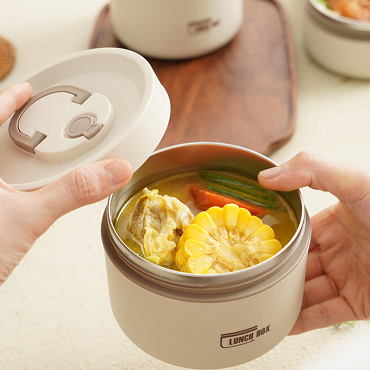 LunchMate Box – Platzsparend und Auslaufsicher für Unterwegs