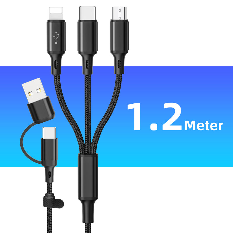 FlexCharge 3-in-1 Kabel – Stark, Funktional und Universell