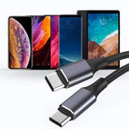 USB-C zu USB-C Schnellladekabel – 100W Leistungsstark und Haltbar