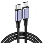 USB-C zu USB-C Schnellladekabel – 100W Leistungsstark und Haltbar