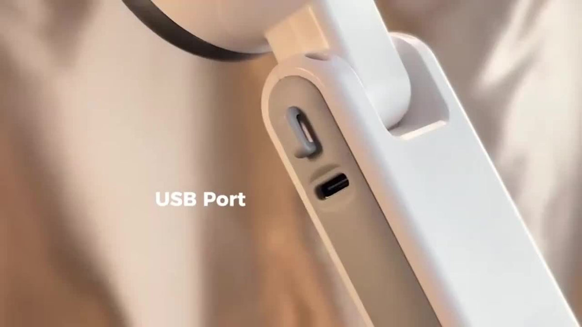 Kompakter Turbo Handventilator – 3-in-1 USB wiederaufladbar inklusive 5 Geschwindigkeiten