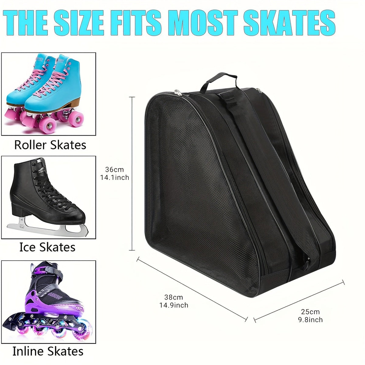 ProGlide Skatebag: Praktische Aufbewahrungstasche für Alle Arten von Skates