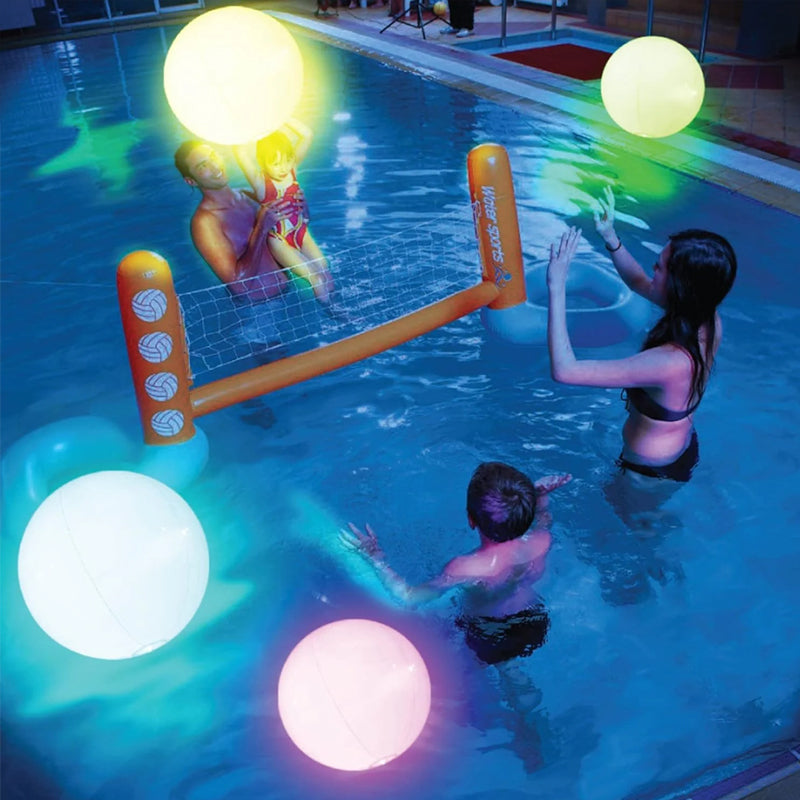 LED-Aufblasbare Leuchtbälle für Pool sowie Garten