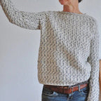 Gemütlicher Textur Strickpullover