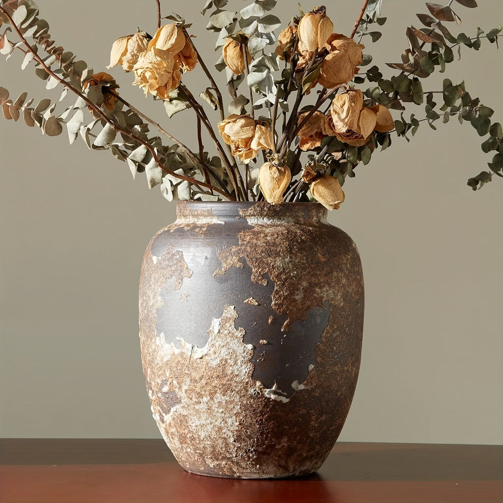 Rustikale Keramikvase – Ideal für Eine Zeitlose Atmosphäre in deinem Zuhause