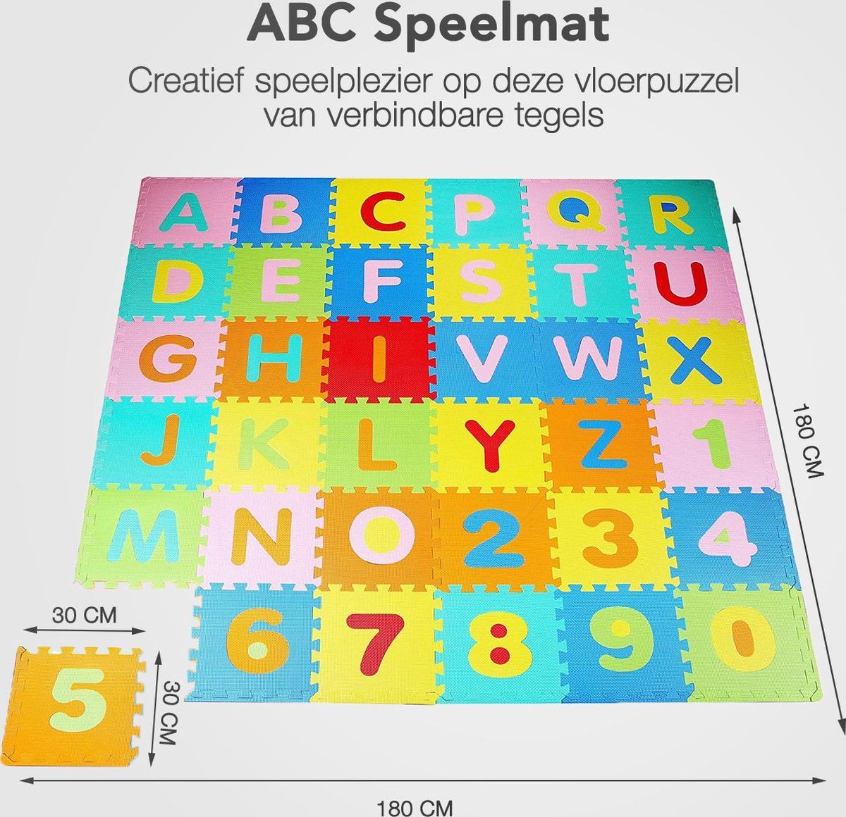 KidPuzzle – XL Nummer & Alfabet Puzzelmat
