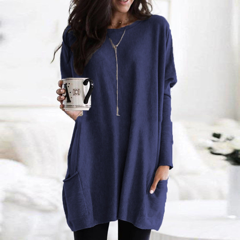 Lässiger, leichter Pullover mit langen Ärmeln