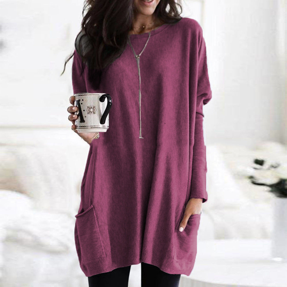 Lässiger, leichter Pullover mit langen Ärmeln