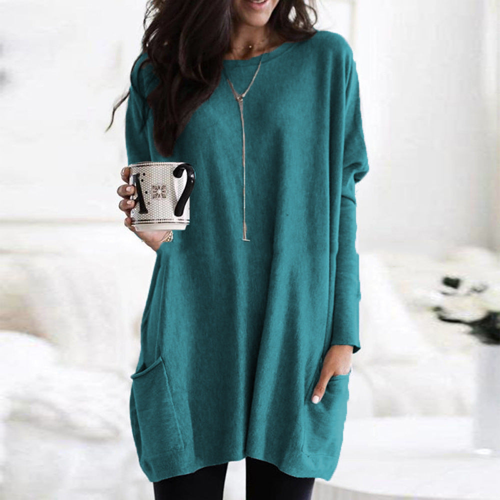 Lässiger, leichter Pullover mit langen Ärmeln