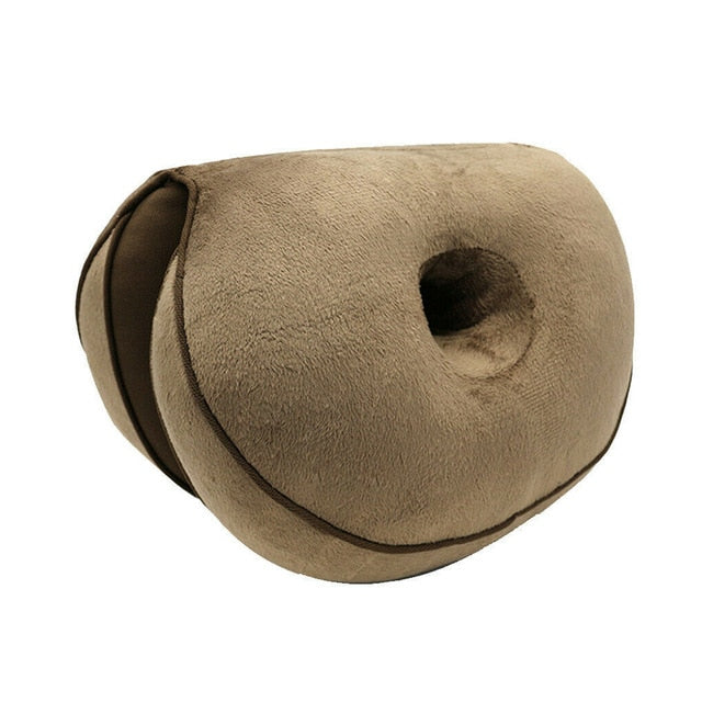 DualComfort Sitzkissen – Ergonomische Unterstützung für Rücken sowie Hüften