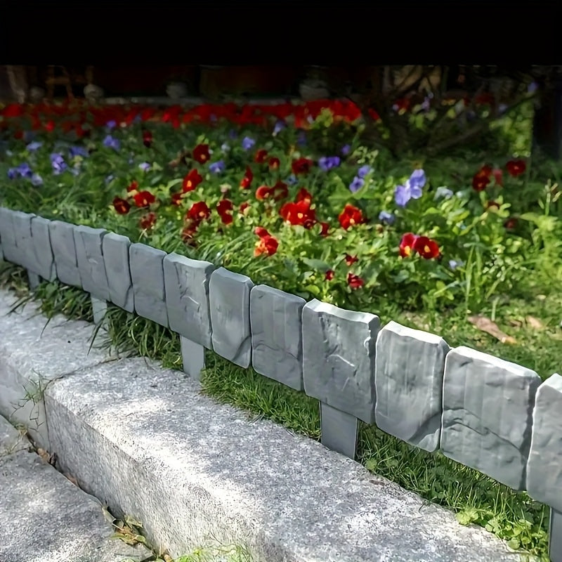 Steinlook Gartenrand Set – Funktional und Dekorativ