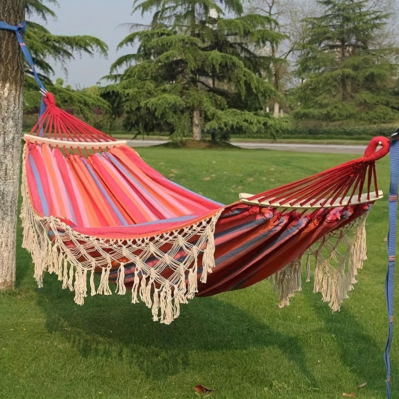Tusheng Boho Hängematte – Entspannen in Farbe und Komfort